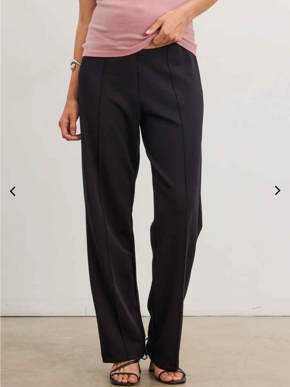 Hatch Maternity The Seamed Stretch Straight-Leg Work Pant